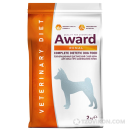 Диетический корм AWARD VETERINARY DIET RENAL для взрослых собак при заболеваниях почек
- отзывы